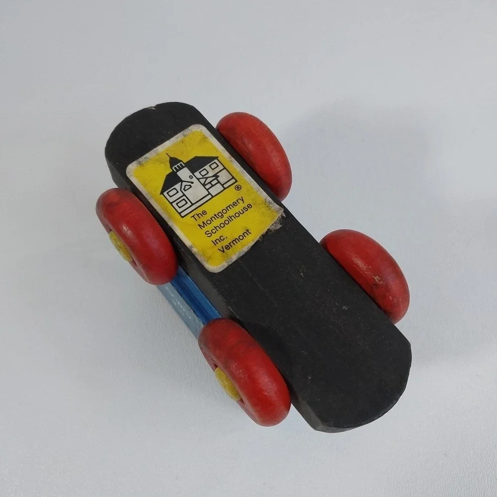 MONTGOMERY SCHOOLHOUSE WOODEN TOY 
